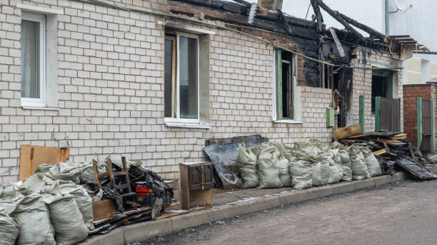 Professional Smoke Damage Removal technician working in Wrightstown, NJ